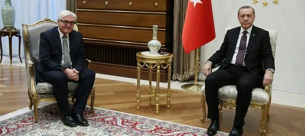 Cumhurbaşkanı Erdoğan, Steinmeier’i kabul etti