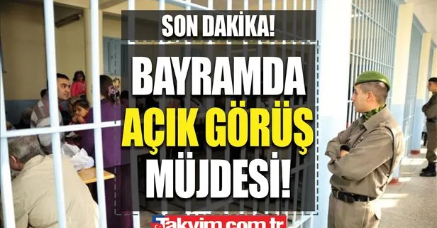 Kurban bayramı açık görüş olacak mı? Bayramda cezaevi açık görüşleri var mı, ne zaman başlayacak?