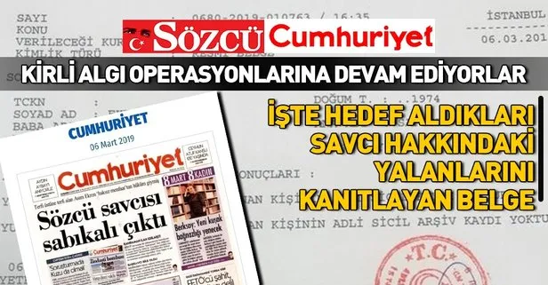 Sözcü Gazetesi’nin suça karışan çalışanlarına yönelik soruşturmayı yürüten Asım Ekren’in sicili temiz çıktı