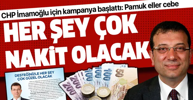 CHP, Ekrem İmamoğlu için bağış kampanyası başlattı