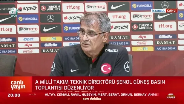 A Milli Takım Teknik Direktörü Şenol Güneş'ten Fatih Terim ve ceza yorumu!