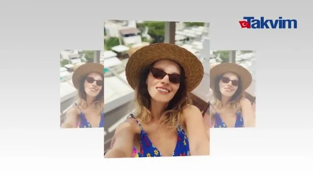 Gözde Türker tatilden paylaştı! Hayranları mest oldu…