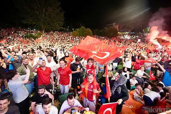 Türkiye tek yürek! Meydanlarda Euro 2024 coşkusu | Meydanlar doldu taştı | Çeyrek finale giden yolda heyecan dorukta! - 20
