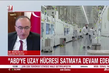 Kalyon PV'den ABD'ye "uzay" hücresi satışı!