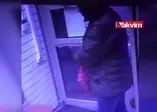 Saç kurutma makinesi ile soygun kamerada