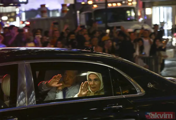 Başkan Erdoğan'a ABD'de coşkulu karşılama - 21