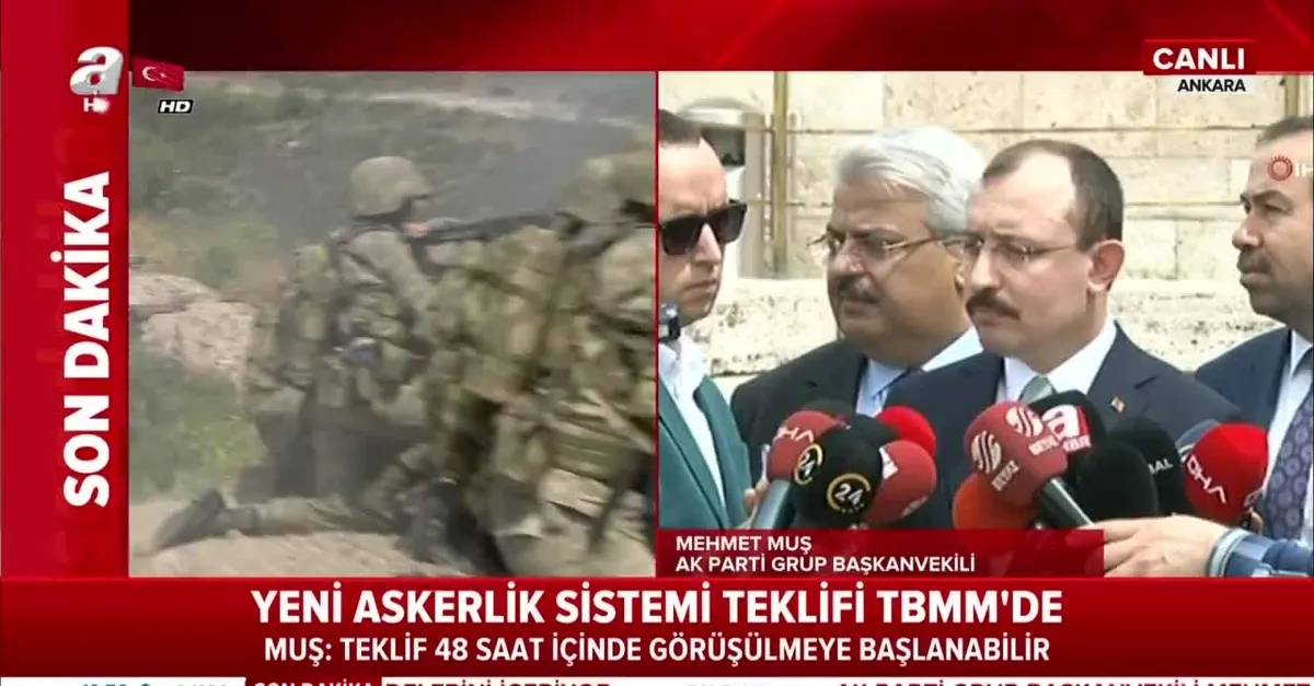 Yeni askerlik sistemi teklifi Meclis'te!