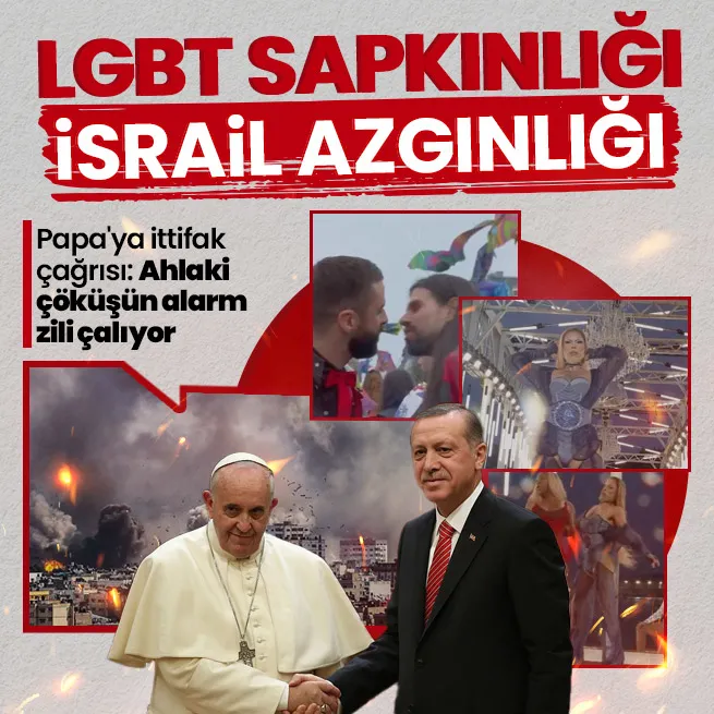 Başkan Erdoğan 2024 Paris Olimpiyatlarındaki LGBT propagandasına tepki göstermişti! Papaya telefon: Ahlaki çöküşün alarm zili çalıyor