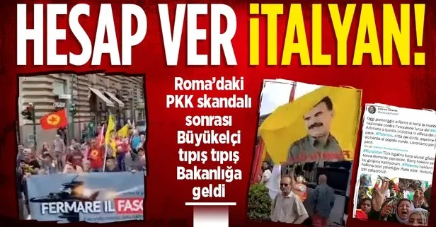 Son dakika: Roma’daki PKK gösterisi üzerine İtalya’nın Ankara Büyükelçisi Marrapodi Dışişleri Bakanlığı’na çağrıldı