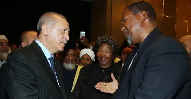 Mandela'nın torunundan Erdoğan'a övgü
