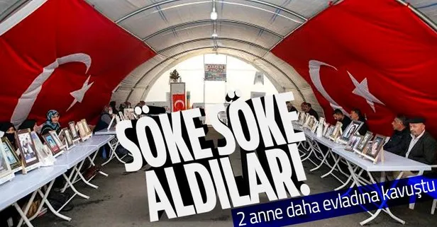 2 Diyarbakır annesi daha evladına kavuştu!