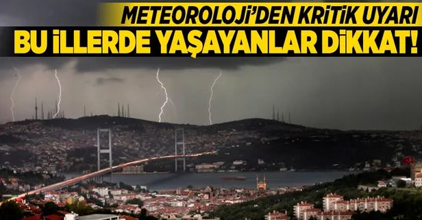 Meteoroloji’den İstanbul için son dakika uyarısı 5 Mart 2018