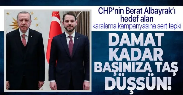 Başkan Recep Tayyip Erdoğan’dan CHP’nin Berat Albayrak saldırılarına tepki: Damat kadar taş düşsün başınıza