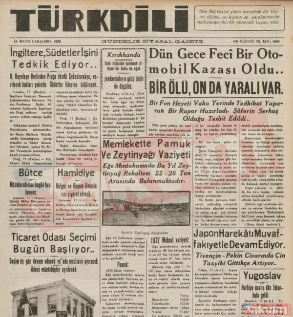 ARŞİV | Atatürk'ün katıldığı son 19 Mayıs'tan son kare! Dönemin gazetelerinde manşet manşet 'gençlik' coşkusu - 15