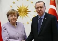 Son dakika: Başkan Erdoğan Almanya Başbakanı Angela Merkel ile görüştü