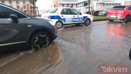 Erzurum’da sağanak sonrası sel!