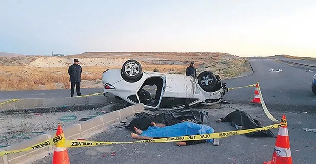 Cenazeye giderken can verdiler! Dört tabut bir cenaze