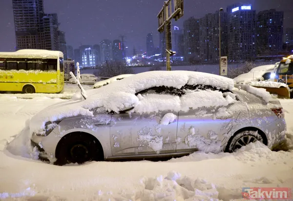 İBB'nin kar rezaleti: İstanbul'da yoğun kar sonrası araçlar yolda kaldı! Vatandaşlar evine gidemedi - 12