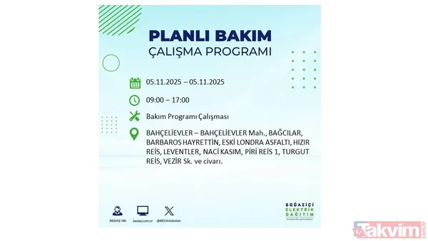 İstanbul'da yaşayanlar dikkat: Evinizde bir süre olmayacak! İlçe ilçe saat açıklandı - 6