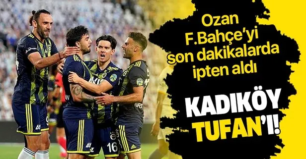 Ozan Tufan Kadıköy’de Kanarya’yı ipten aldı! Fenerbahçe, Malatyaspor’u son dakikalarda geçti...