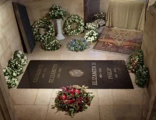 Kraliçe Elizabeth'in mezarının fotoğrafı ortaya çıktı! Mezarda o isimle yan yana