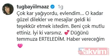 Tuğba Yılmaz ve Alperen Sazlı sessiz sedasız evlendi: Sürpriz nikahtan ilk kareler - 2