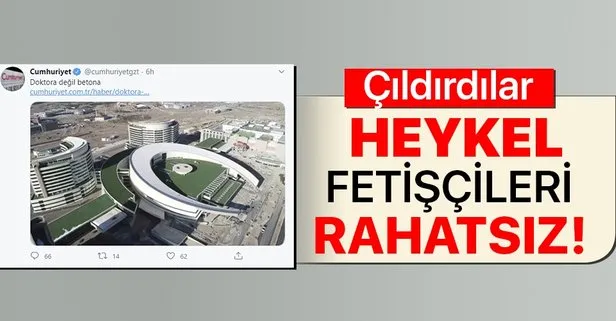 Şehir hastaneleri CHP yandaşı Cumhuriyet gazetesinde hazımsızlık yaptı