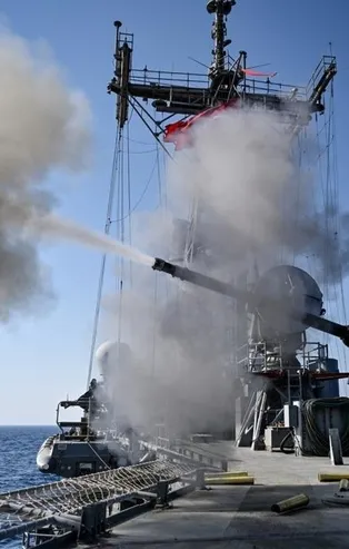 Son dakika: TCG Gediz fırkateyni Doğu Akdeniz'deki eğitimlerini tamamladı