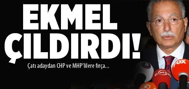 Ekmeleddin İhsanoğlu’nu çıldırttılar!