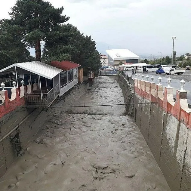Erzincan’da sel!