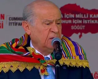 MHP Genel Başkanı Devlet Bahçeliden Bilecikte önemli açıklamalar