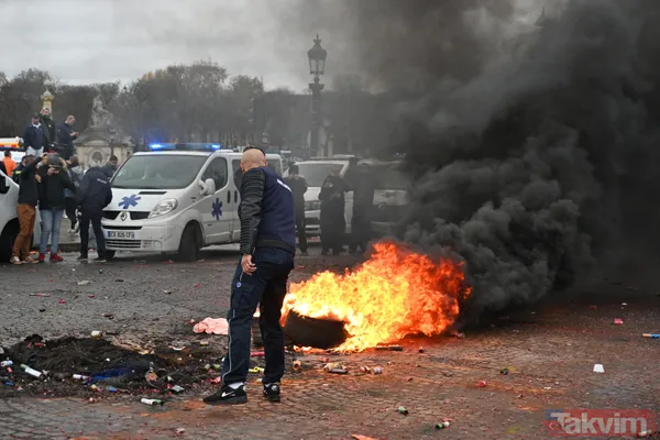 Paris'teki son gösterilerin faturası ağır oldu - 8