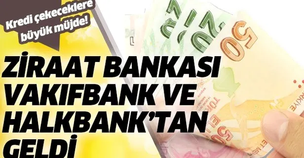 0.79 konut kredisi ve 0.49 taşıt kredisi Vakıfbank, Ziraat Bankası ve Halkbank taşıt en ucuz ihtiyaç kredisi kampanyaları