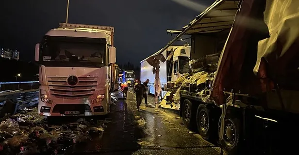Anadolu Otoyolu'nda feci kaza: İstanbul yönü trafiğe kapandı | Ölü ve yaralılar var