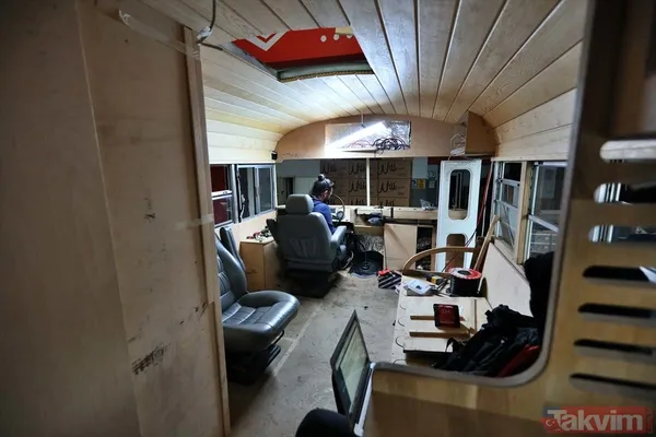 260 bin lira bütçeyle başladı! Şu ana kadar 600 bin lira harcadı! Samsunlu gezgin Kadir Mert'in hayali 'school bus' ile Nepal'e gitmek - 8