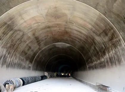 Eğribel Tüneli’nde ışığa 50 metre