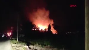 Denizli’de tekstil fabrikasında yangın