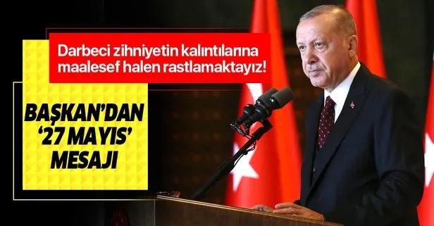 Başkan Erdoğan'dan 27 Mayıs paylaşımı