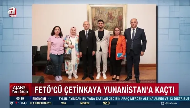 CHP lideri Kemal Kılıçdaroğlu'nun kucak açtığı FETÖ'cü Taha Furkan Çetinkaya Yunanistan'a firar etti