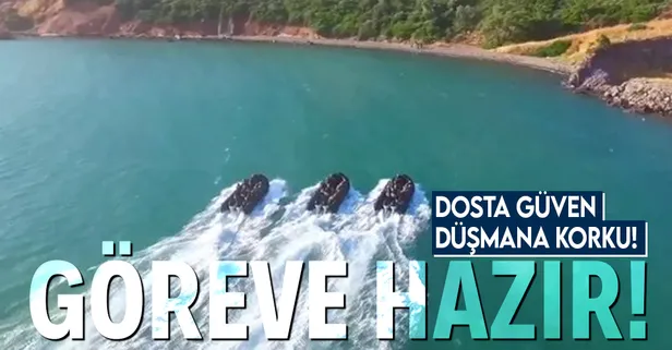 Dosta güven düşmana korku! Amfibi Hücum Timleri her zaman her şartta her türlü göreve hazır