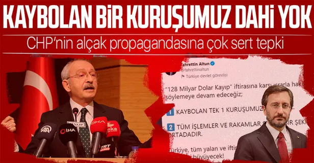 İletişim Başkanı Fahrettin Altun'dan '128 Milyar Dolar' cevabı: "Kaybolan bir kuruşumuz dahi yok"