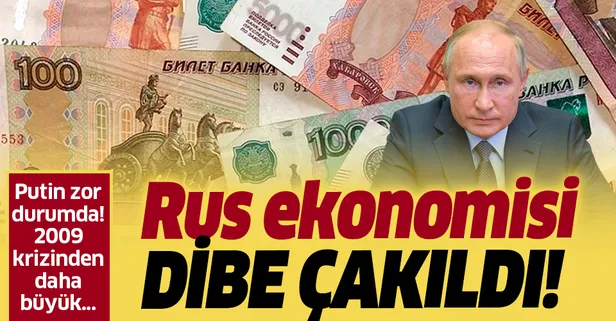 Koronavirüs Rus ekonomisini derinden vurdu! 2009 krizinden daha büyük bir kriz kapıda!