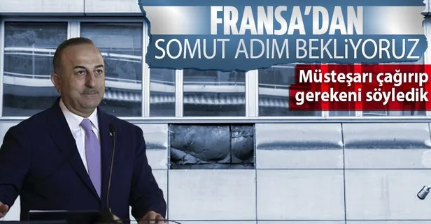 Dışişleri Bakanı Mevlüt Çavuşoğlu’ndan Paris Başkonsolosluğu saldırısına ilişkin açıklama: Fransa’nın somut adımlarını görmek istiyoruz
