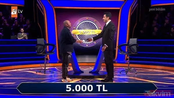 Kenan İmirzalıoğlu'nun sunduğu Kim Milyoner Olmak İster'de geceye damga vuran yarışmacı! Son kararım demedi yarışmaya veda etti - 50