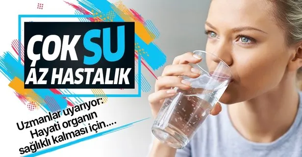 Güçlü böbreğin sırrı: Su