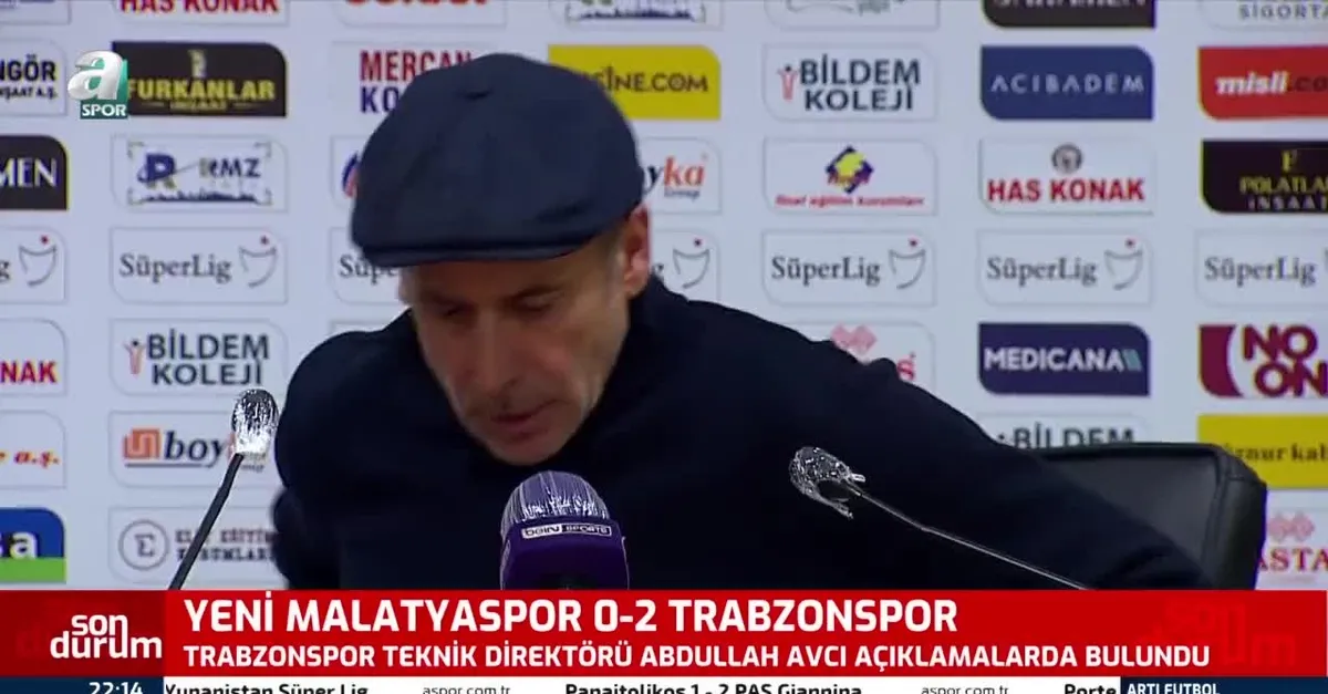 Abdullah Avcı yeni Malatyaspor galibiyetini Trabzon şehrine armağan etti