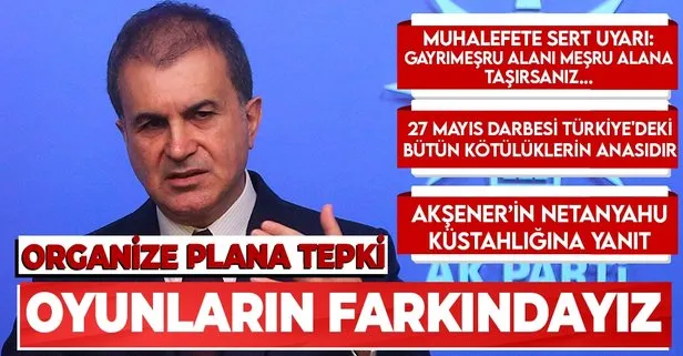 Son dakika: AK Parti Sözcüsü Ömer Çelik’ten MYK Toplantısı sonrası kritik açıklamalar