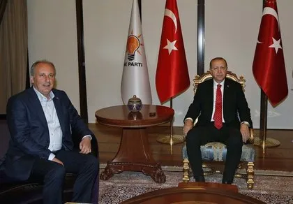 Erdoğan-Muharrem İnce’yi kabul etti!