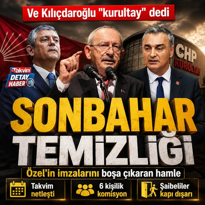 Kılıçdaroğlu cephesi olağan kurultay için tarih verdi! CHPde Özgür Özelin topladığı imzalar boşa çıkaran hamle