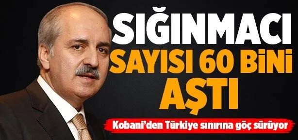 Sınırı geçenlerin sayısı 60 bini aştı